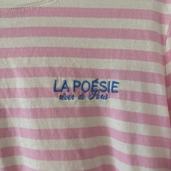 Women’s Pink Striped Shirt - Picture 2 of 4